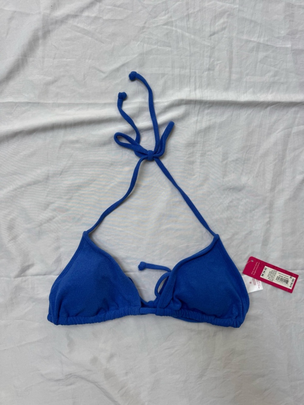 Xhilaration Royal Blue Triangle Bikini Top